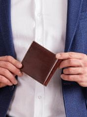 CEDAR Hnědá kožená horizontální pánská peněženka