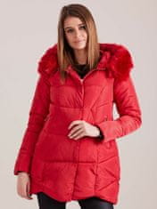 Kraftika Zimní bunda s kapucí červená, velikost m