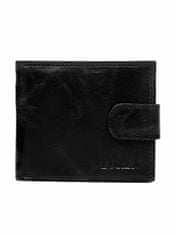 CEDAR Pánská kožená peněženka s černou sponou, 2016101513217