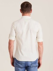 Kraftika Pánská bavlněná béžová košile, velikost 2xl