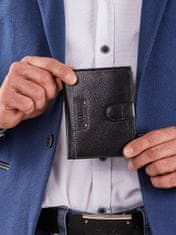 CEDAR Kožená pánská flip peněženka černá