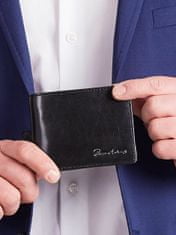CEDAR Pánské kožené horizontální peněženka černá, 2016101764565