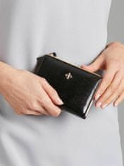 CEDAR Horizontální dámská peněženka z umělé kůže černá