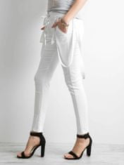 Kraftika Bílé dámské džínové kalhoty, velikost 36