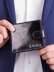 CEDAR Elegantní černá kožená peněženka, 2016101764497
