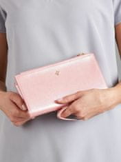 CEDAR Dámská podlouhlá peněženka s rukojetí růžová