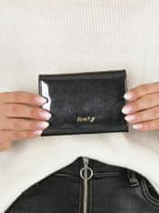 CEDAR Lakovaná kožená peněženka žena černá