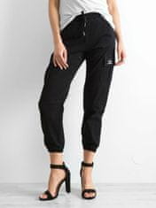 Kraftika Černé bavlněné kalhoty s kapsami, velikost 36