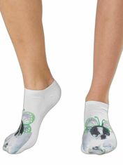 Kraftika Dámské ponožky s psím potiskem, velikost 35-39