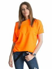 BASIC FEEL GOOD Bavlněná halenka fluo orange, velikost s / m