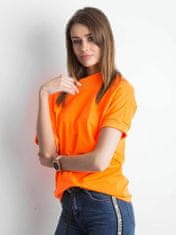 BASIC FEEL GOOD Bavlněná halenka fluo orange, velikost s / m