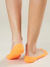 Kraftika Bambusové balerínové ponožky fluo orange, velikost 35-38