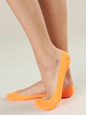 Kraftika Bambusové balerínové ponožky fluo orange, velikost 35-38