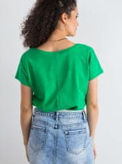 Kraftika Bavlněné tričko v-neck tmavě zelené, velikost s