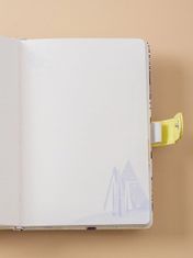 Kraftika Zápisník se zapínáním žlutý