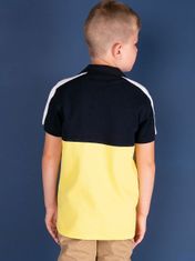 Kraftika Polo tričko pro chlapce z bavlny tmavě žluté