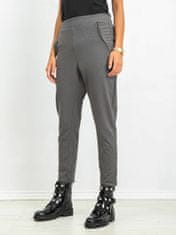 Kraftika Tmavě šedé kalhoty na zip, velikost s