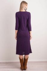 By Sally Fit fialové šaty s knoflíky bsl, velikost s