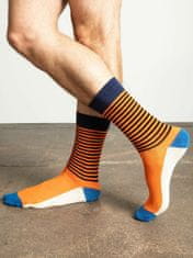 Kraftika Bavlněné pánské oranžové ponožky, velikost 41-46