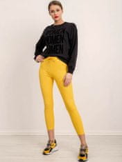 By Sally Žluté kalhoty bsl pruhované, velikost xs