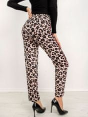 By Sally Leopardí kalhoty bsl pudrově růžové, velikost xs