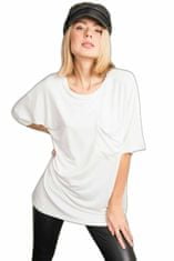 By Sally Bsl bílé volné tričko, velikost xs