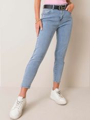 Kraftika Modré dámské džíny s vysokým pasem, velikost xs