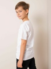 Kraftika Bílé bavlněné tričko pro chlapce, velikost 98
