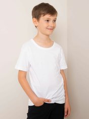 Kraftika Bílé bavlněné tričko pro chlapce, velikost 92