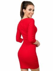 RUE PARIS Červené pruhované šaty, velikost m, 2016102594048