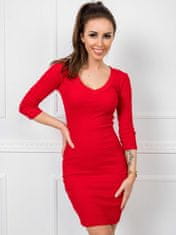 RUE PARIS Červené pruhované šaty, velikost m, 2016102594048