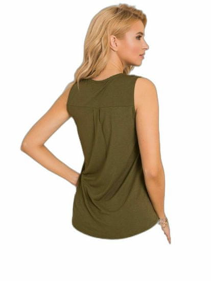 NieZnaszMnie Khaki dámské krajkové top, velikost xl