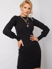 RUE PARIS Černé pruhované šaty, velikost s, 2016102744191