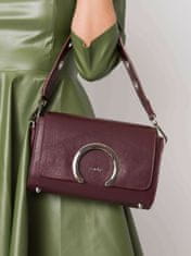 CEDAR Elegantní kožená taška-pošťák v kaštanové barvě