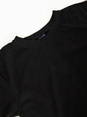 BERRAK Černé bavlněné pánské tričko, velikost l