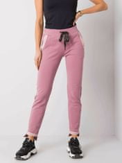 RELEVANCE Špinavé růžové dámské sportovní kalhoty, velikost s / m