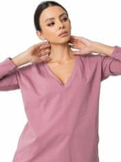 BASIC FEEL GOOD Vřesová halenka basic v-neck, velikost s