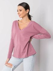 BASIC FEEL GOOD Vřesová halenka basic v-neck, velikost s