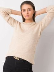 RUE PARIS Béžový pletený svetr
