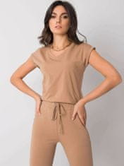 BASIC FEEL GOOD Camel dámské tričko basic, velikost xl