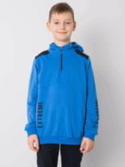 Kraftika Modrá mikina pro chlapce s kapucí, velikost 104