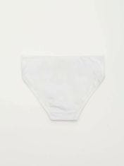 BERRAK Bílé dívčí kalhotky s potiskem, velikost 146/152