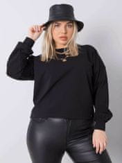 BASIC FEEL GOOD Černá elegantní plus velikost mikina, velikost 2xl