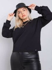 BASIC FEEL GOOD Černá elegantní plus velikost mikina, velikost 2xl