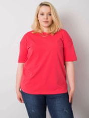 BASIC FEEL GOOD Coral plus velikost bavlněné tričko, velikost 2xl