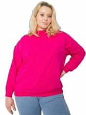 BASIC FEEL GOOD Fuchsie plus velikost základní mikina, velikost 4xl