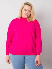 BASIC FEEL GOOD Fuchsie plus velikost základní mikina, velikost 4xl