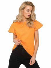 FANCY Oranžové dámské bavlněné tričko