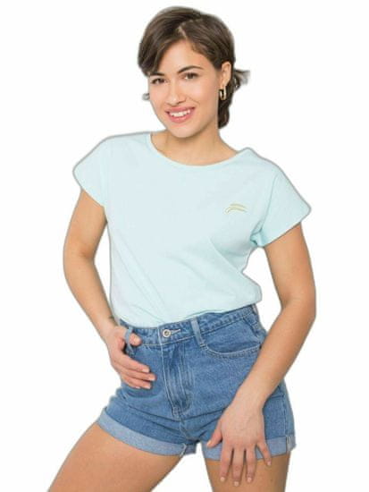 For Fitness Světle modré dámské tričko, velikost s