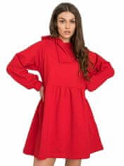 RUE PARIS Červené cvičební šaty, velikost l / xl